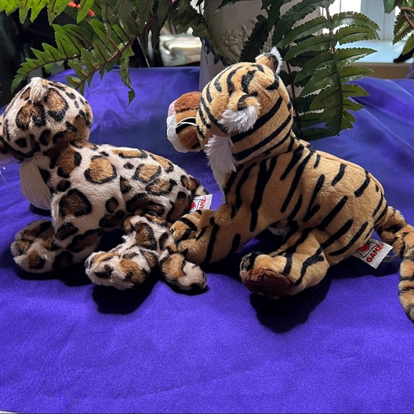 📌Ganz Cute 1Tiger and 1 Leopard Stuffed Animals - Picture 8 of 13